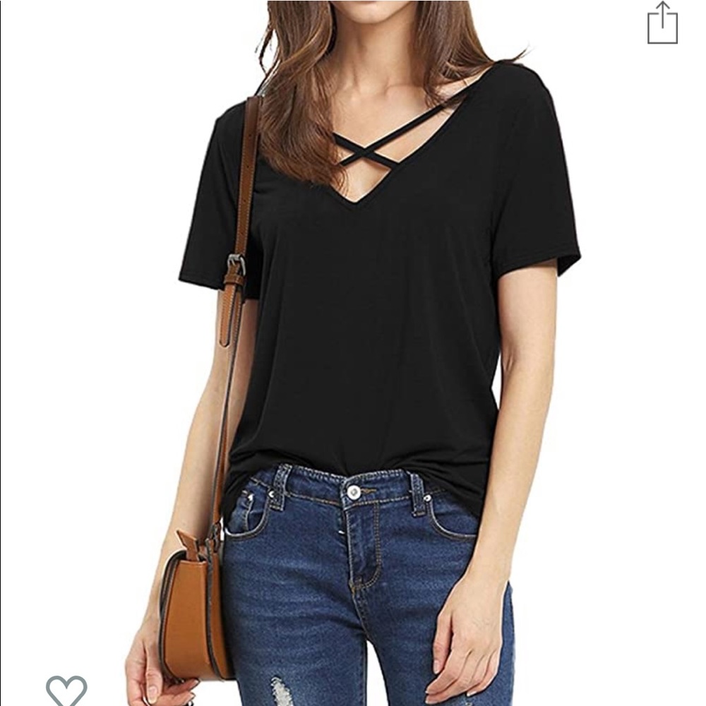 Tie-up t-shirt • NWOT